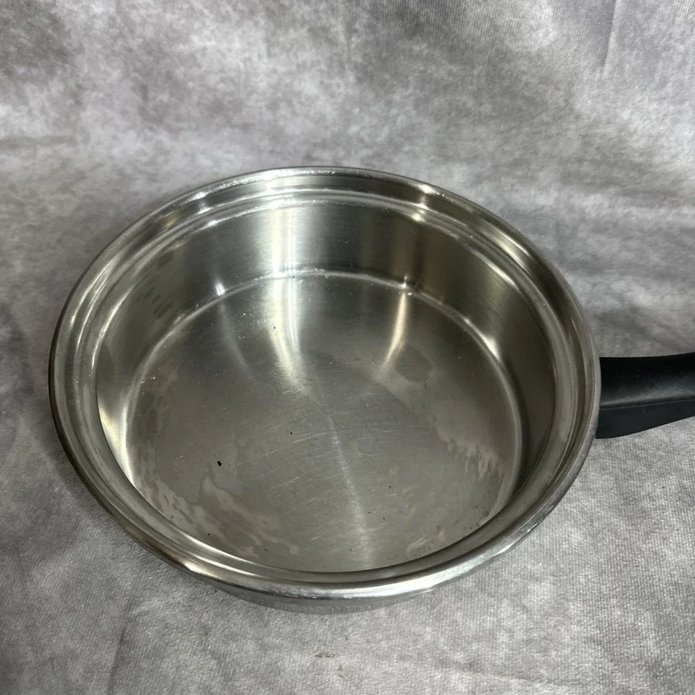 Colonial Ware‎ Steamer Sauce Pot Pan & Lid 3 Ply 18/8 Stainless Steel